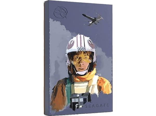 Disco duro externo - Seagate Firecuda Star Wars Luke Skywalker, 2 TB, USB, Negro