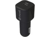 Cargador USB para coche - Muvit MCDCC0011, USB-C, Universal, 30W, Negro