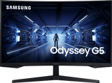 Monitor gaming - Samsung Odyssey G5 LC27G55TQBUXEN, 27, QHD, 1 ms, 144Hz, Negro