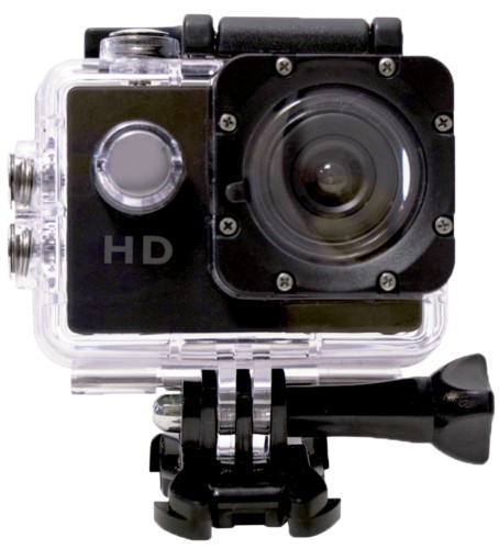 Cámara deportiva - SK8 HD 1080 P, Full HD, 12 MP, LCD 2, Negro