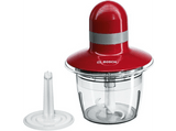 Picadora - Bosch MMR 08 R, Potencia 400W, Cuchilla universal de acero inoxidable, Recogecables, Rojo