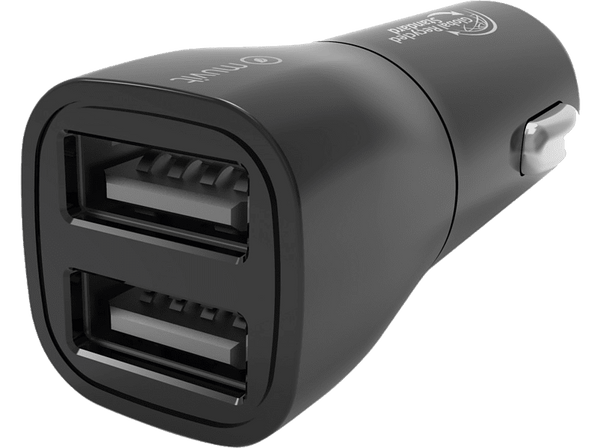 Cargador coche - MUVIT SC-198 C, Universal USB A*2 , 17 W, Negro