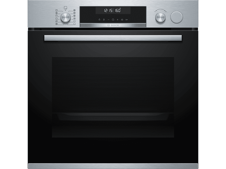 Horno Vapor Combinado 60Cm - Bosch HRA5380S1, 3600 W, 50-60 Hz, A, Acero inoxidable