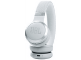Auriculares inalámbricos - JBL Live 460 NC, De diadema, Bluetooth 5.0, USB, 50 h, Conexión multipunto, Blanco
