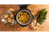 Robot de cocina - Cecotec Olla GM Modelo H Deluxe FRY, Multifunción, 1530 W, 6 L, Programable, Freidora de Aire, Báscula integrada, Negro y Plateado