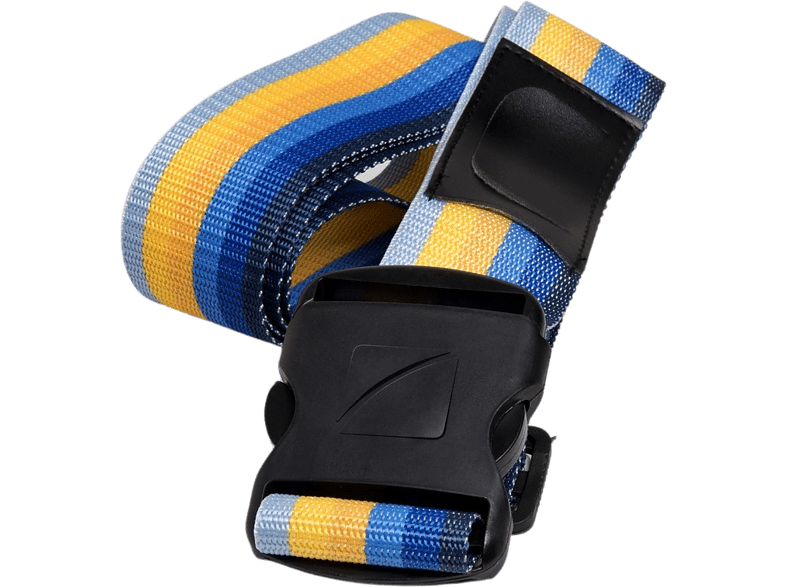 Correa - Travel Blue 040 Cierre Seguridad, 200 x 5 cm, Multicolor
