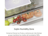 Frigorífico combi - Haier 2D HDW3620DNPD, 377L, Total No Frost, 200cm, Motor Inverter, Wi-Fi, Botellero, Dark Inox