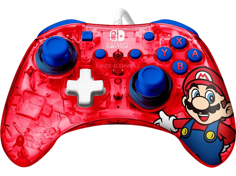 Mando - PDP Mario Kart, Para Nintendo Switch, Cable Micro USB, Multicolor