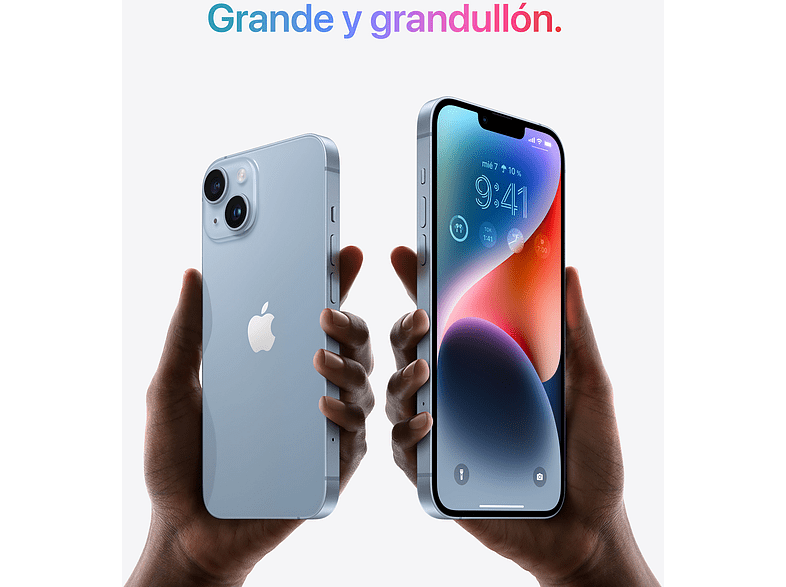 Apple iPhone 14, Medianoche, 256 GB, 5G, 6.1 OLED Super Retina XDR, Chip A15 Bionic, iOS