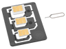 Kit adaptadores tarjeta SIM - ISY ISA-1400 Triple: SIM MicroSIM NanoSIM