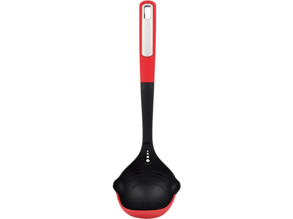 Utensilio - Bergner BG-38872-RD Mars, Cazo,32.8 cm, Nylon, Negro/Rojo