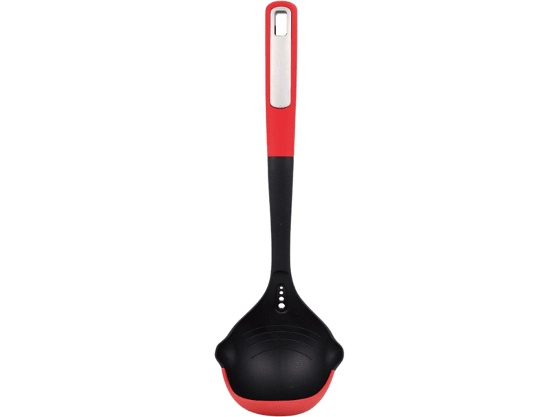 Utensilio - Bergner BG-38872-RD Mars, Cazo,32.8 cm, Nylon, Negro/Rojo