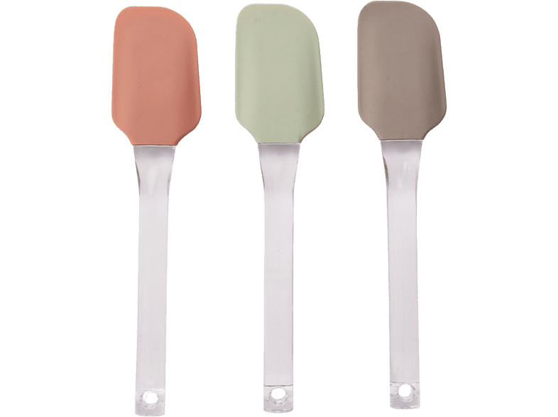 Espátula - Schou 74016, Silicona, 24.50 cm, Apto para lavavajillas, 1 unidad, (Color aleatorio)