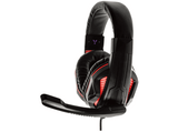 Auriculares gaming - ISY IGH-1000, Con cable, Supraaurales, Micrófono integrado, Multicolor