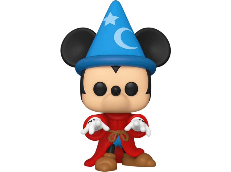 Figura - Funko POP! Sorcerer Mickey, Disney Fantasia 80th, 9.5 cm, Vinilo, Multicolor