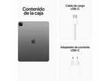 Apple iPad Pro (2022 6ª gen.) 128 GB, Gris espacial, 12.9, WiFi+CELL, Liquid Retina XDR, 8 GB RAM, Chip M2, iPadOS 16