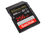Tarjeta SDXC - SanDisk Extreme PRO, 256 GB, Hasta 200 MB/s lectura, U3, V30, Clase 10, Vídeo 4K UHD, Negro