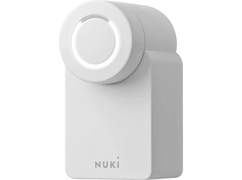 Cerradura electrónica - Nuki Smart Lock 3.0, Inteligente, Abrepuertas, Compatible con Nuki Bridge, Blanco