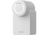 Cerradura electrónica - Nuki Smart Lock 3.0, Inteligente, Abrepuertas, Compatible con Nuki Bridge, Blanco