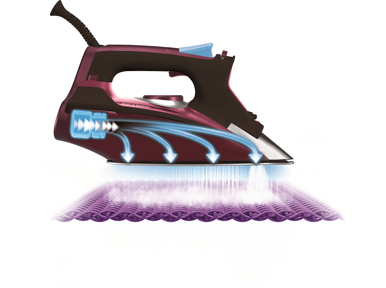 Plancha de Vapor - Rowenta STEAMFORCE DW 9218, 2750W, 400 microagujeros, sistema Anti-drip