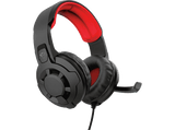 Auriculares gaming - Trust GXT 411 Radius, Con cable, Plegable, Rojo y negro