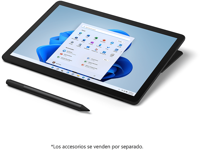 Convertible 2 en 1 - Microsoft Surface Go 3, 10.5 FHD, Intel® Core™ i3-10100Y, 128 GB SSD, 8 GB RAM, W11S