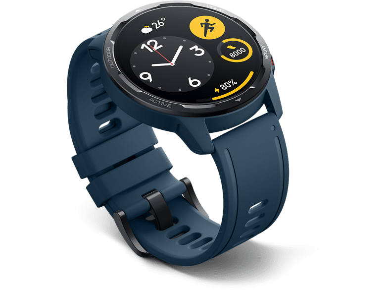 Smartwatch - Xiaomi Watch S1 Active, 1.43 AMOLED, Sensor de pulso, Bluetooth, WiFi, Ocean Blue