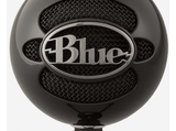 Micrófono - Blue Snowball Gloss Black, USB, Para PC, Mac y PS4, Negro