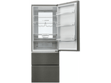 Frigorífico combi - Haier 3D 70 Series 7 HTR7720DNMP, 483 L, Total No Frost, 200.6 cm, Motor Inverter, Humidity Zone, My Zone, Plateado