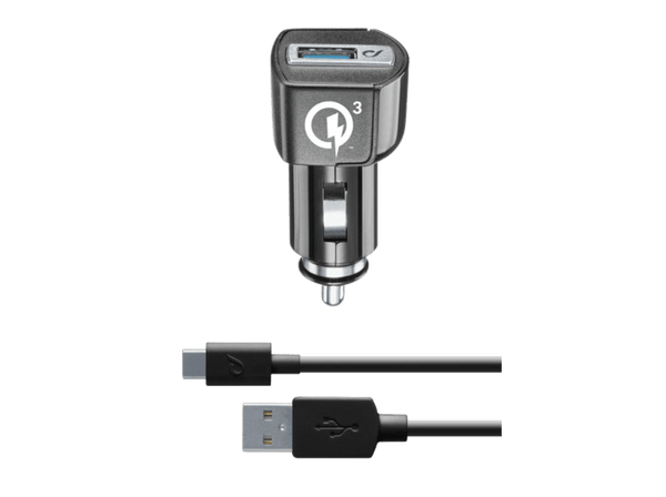 Cargador universal para móvil - Cellularline CBRHUKITQCT, Negro