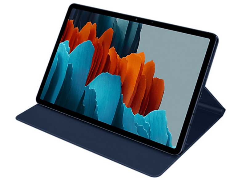Funda tablet - Samsung  EF-BT630, Para Galaxy Tab S7, Plástico, Tapa de libro, Azul oscuro