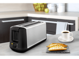 Tostadora - Moulinex LS342D10, 1000 W, 2 Ranuras, 2 Rebanadas, 7 Niveles de tostado, Inox