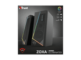 Altavoces para PC - Trust GXT 609 Zoxa, RGB de 6 modos, 12W RMS, 2 unidades, Negro