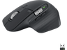 Ratón - Logitech MX Master 3S, Inalámbrico, 8000 ppp, Grafito