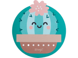 Alfombrilla ratón - Mr. Wonderful Cactus, Antideslizante, Multicolor
