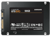 Disco duro SSD 500GB - Evo 870 MZ-77E500B/EU, SATA III, 6 Gbps, 530 MB/s Escritura, 560 MB/s Lectura, Negro