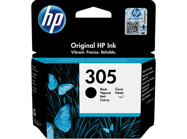 Cartucho de tinta - HP 305, Negro, 3YM61AE