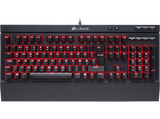 Teclado Gaming - Corsair K68, Cable, IP32, Cherry MX Red, Negro