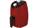 Freidora sin aceite - Jata Hogar JEFR1222, 1000 W, 2 l, Temporizador, Desconexión automática, Rojo