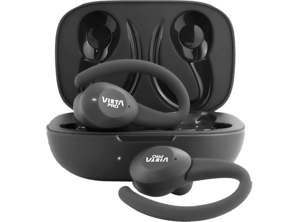Auriculares True Wireless - Vieta Pro Match 2, Asistente de Voz , IPX6, Hasta 32 hs, Negro