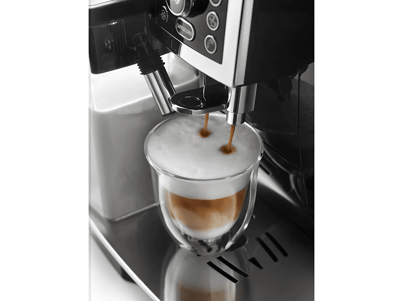 Cafetera espresso - DeLonghi ECAM 23.460.B, 15 bar, 1450 W 1.8 l, 14, Iluminación, Ahorro energía, Negro