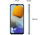 Móvil - Samsung M23 5G, Blue, 128 GB, 4GB RAM, 6.6 FHD+, Qualcomm Snapdragon 750G, 5000 mAh, Android
