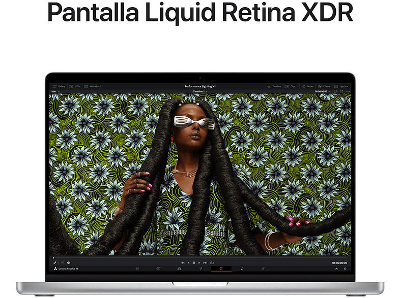 Apple MacBook Pro (2023), 16.2  Liquid Retina XDR, Chip M2 Pro, 16 GB, SSD de 1TB, macOS, Cámara FaceTime HD a 1080p, Plata