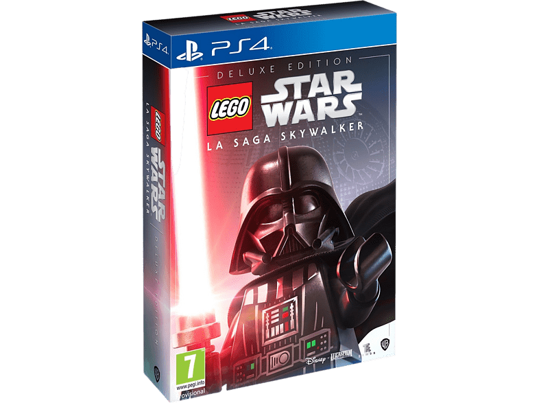 PS4 LEGO Star Wars: La Saga Skywalker + Minifigura Luke Skywalker Blue Milk + Bundle digital con colección de personajes