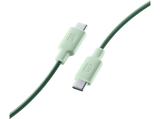 Cable USB - CellularLine  Stylecolor, Conector USB - C to USB-C, 1 m, Verde