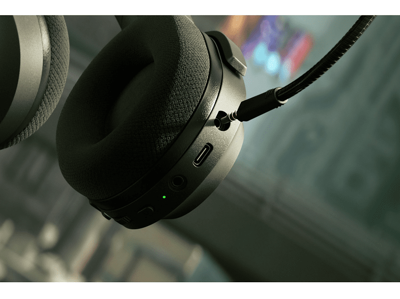 Auriculares gaming - Razer Barracuda X, Micrófono extraíble, Cancelación de ruido pasiva, Bluetooth 5.2, Negro