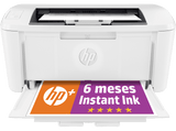 Impresora láser - HP Laserjet M110we, B&N, WiFi, USB, Fax, 6 meses Instant Ink con HP+, hasta 21 ppm, 7MD66E