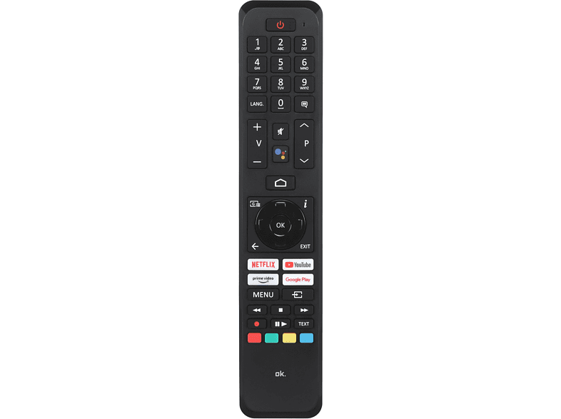 TV QLED 65 - OK OTV 65AQU-5022V, UHD 4K, Smart TV, DVB-T2, HDMI, USB, Android TV, Negro