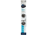 Accesorio lavadora secadora - Care+Protect WSK1101/2, Kit de Unión, Compatible con Candy y Hoover, Profundidad 47-62 cm, Blanco