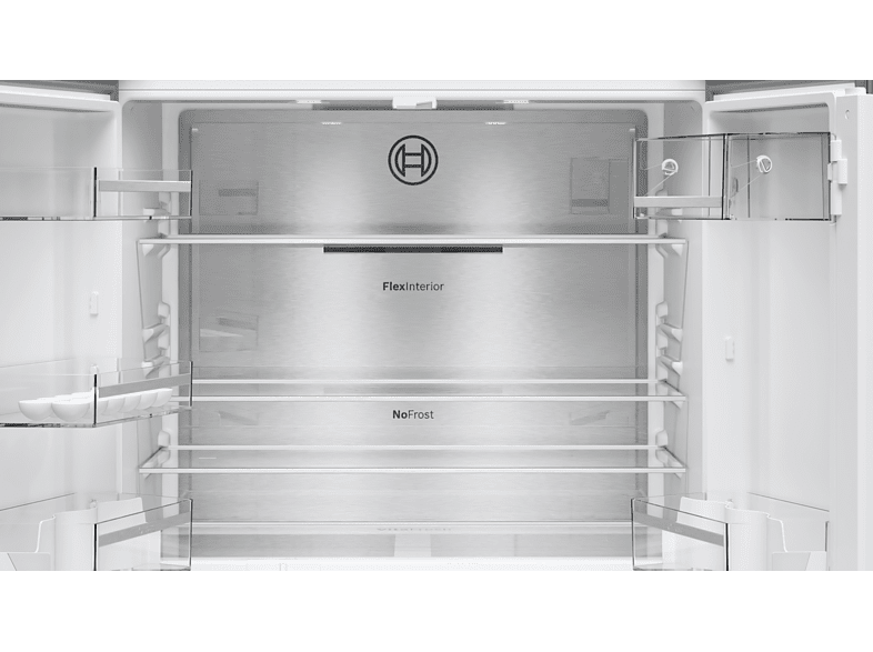 Frigorífico americano - Bosch KFN96APEA, No Frost, 605 l, 183 cm, Acero inox